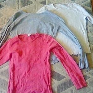 3 Long sleeve shirts for $12